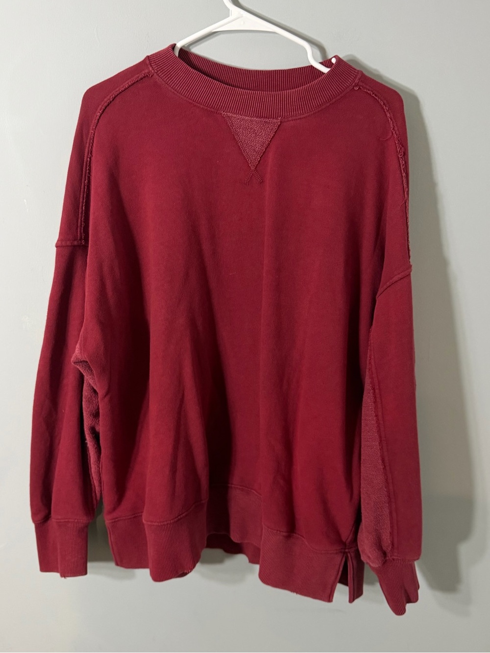 Aerie Red Crewneck Sweatshirt